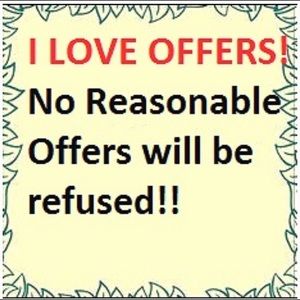 All offers are considered 🤔